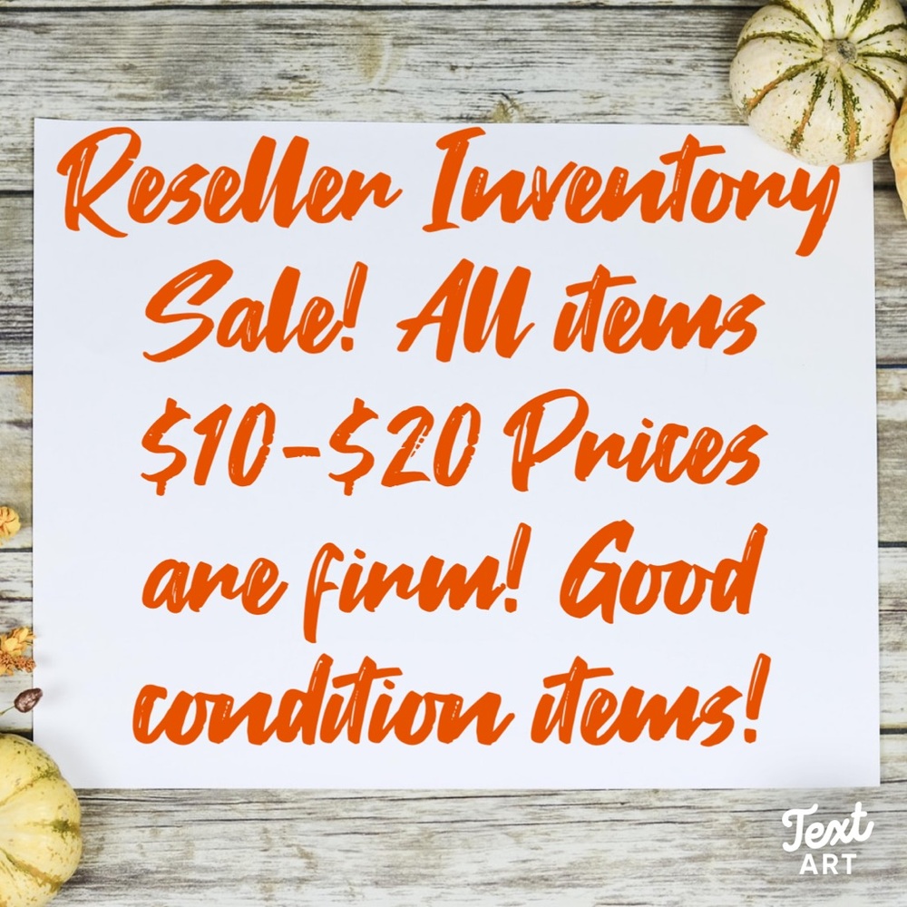 Inventory Clean Out!